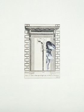 Zdjęcie pracy z serii Karty z „Czterech ksiąg o Architekturze” A. Palladio, I